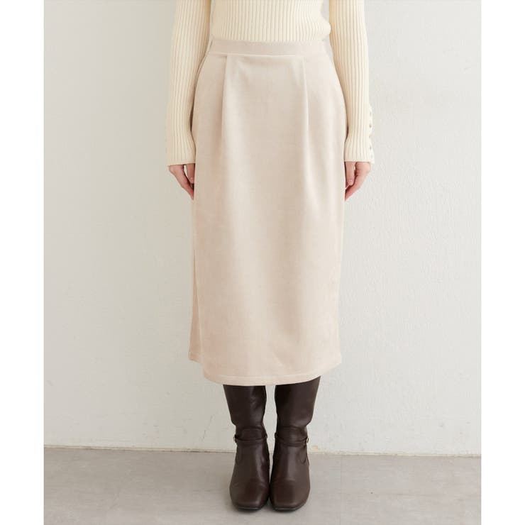 【natural couture】セミタイトミディ丈スカート | NICE CLAUP / OLIVE des OLIVE　OUTLET | 詳細画像6 