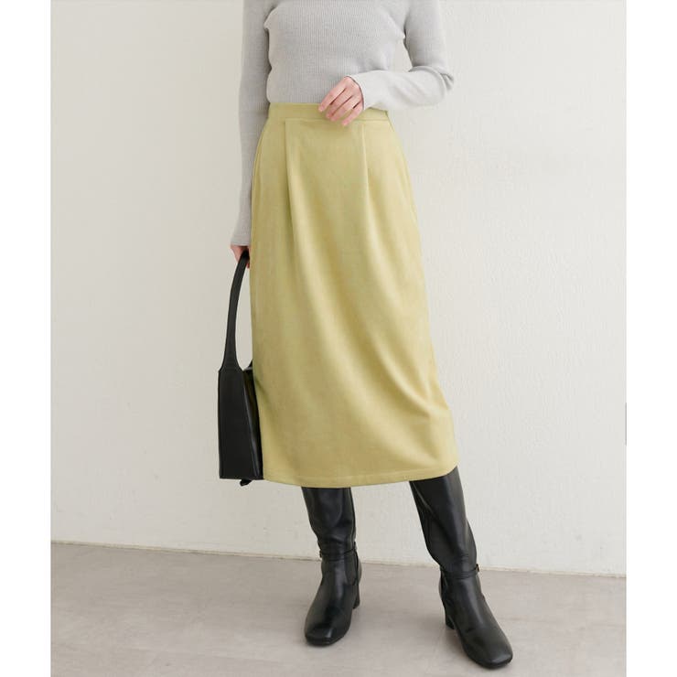 【natural couture】セミタイトミディ丈スカート | NICE CLAUP / OLIVE des OLIVE　OUTLET | 詳細画像14 