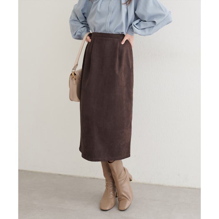 【natural couture】セミタイトミディ丈スカート | NICE CLAUP / OLIVE des OLIVE　OUTLET | 詳細画像19 