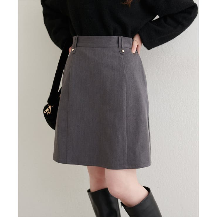 【natural couture】台形キュロットスカート | NICE CLAUP / OLIVE des OLIVE　OUTLET | 詳細画像9 