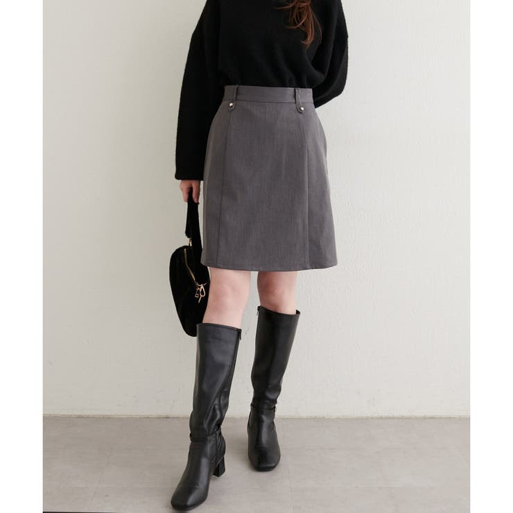 【natural couture】台形キュロットスカート | NICE CLAUP / OLIVE des OLIVE　OUTLET | 詳細画像10 