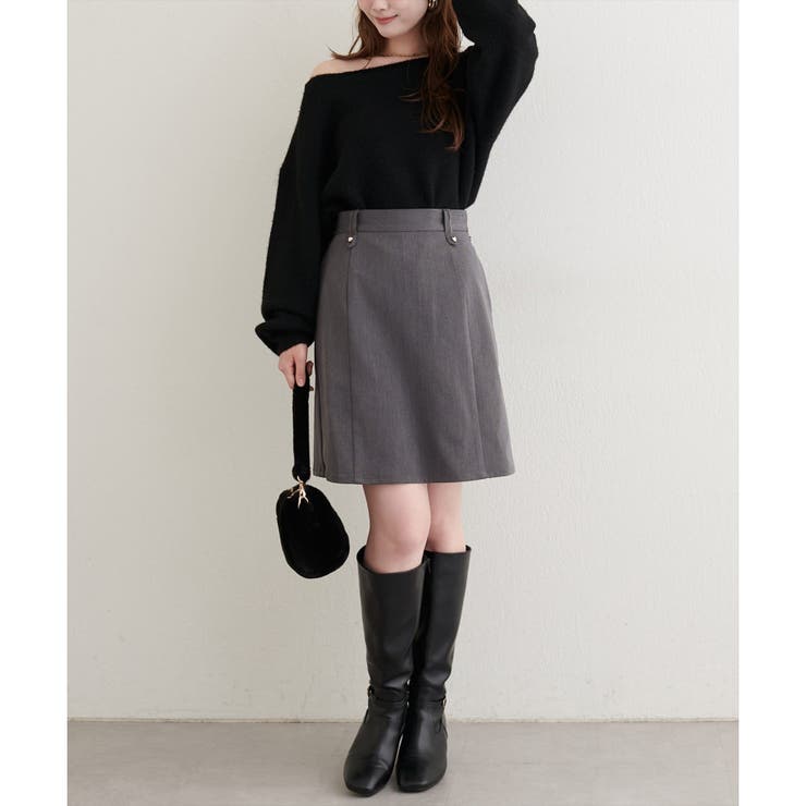 【natural couture】台形キュロットスカート | NICE CLAUP / OLIVE des OLIVE　OUTLET | 詳細画像11 