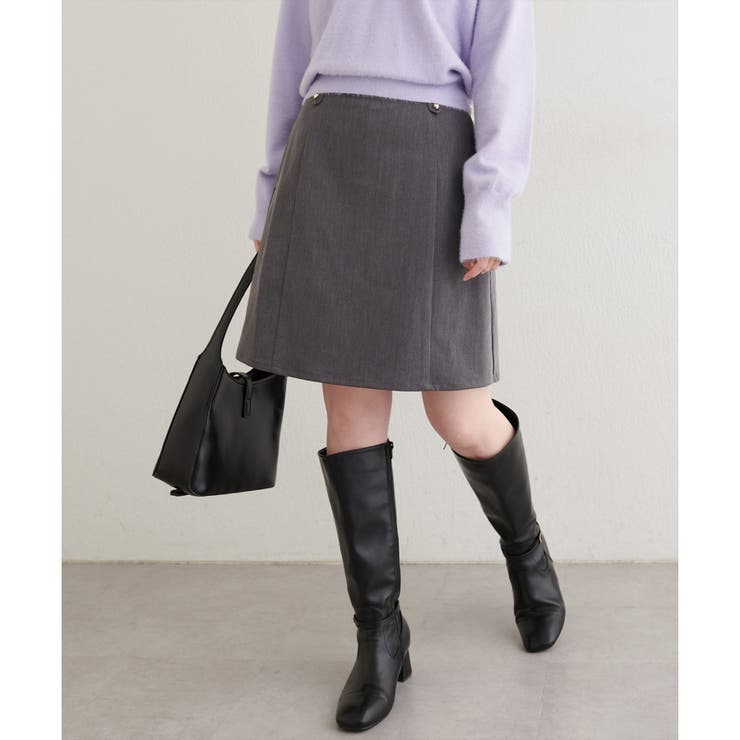 【natural couture】台形キュロットスカート | NICE CLAUP / OLIVE des OLIVE　OUTLET | 詳細画像13 