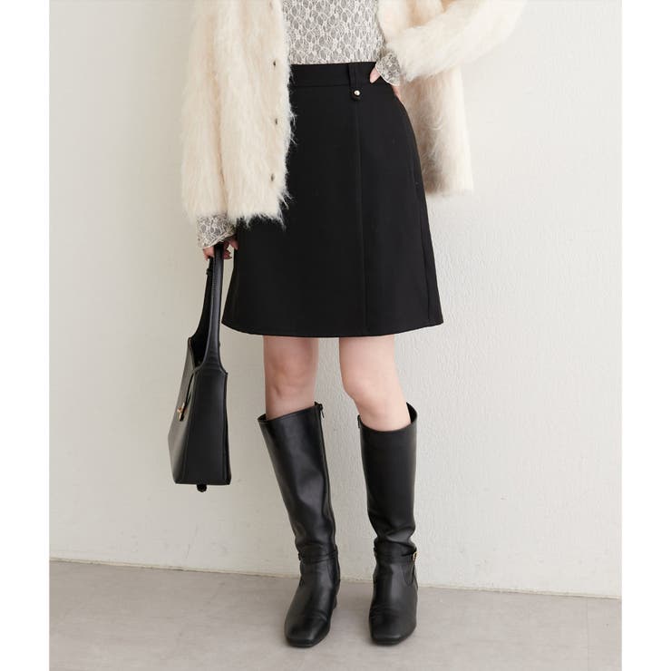 【natural couture】台形キュロットスカート | NICE CLAUP / OLIVE des OLIVE　OUTLET | 詳細画像16 