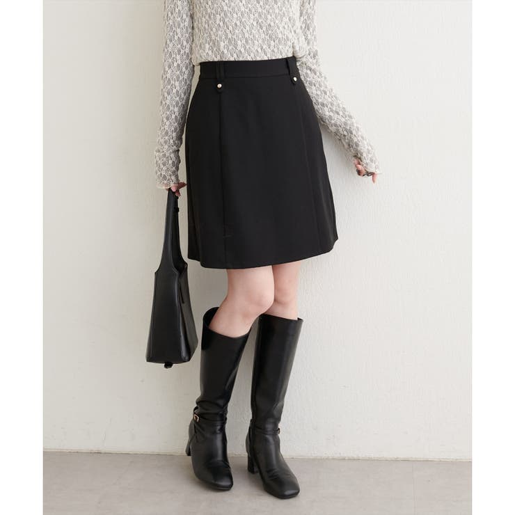 【natural couture】台形キュロットスカート | NICE CLAUP / OLIVE des OLIVE　OUTLET | 詳細画像20 