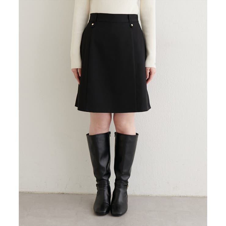 【natural couture】台形キュロットスカート | NICE CLAUP / OLIVE des OLIVE　OUTLET | 詳細画像22 