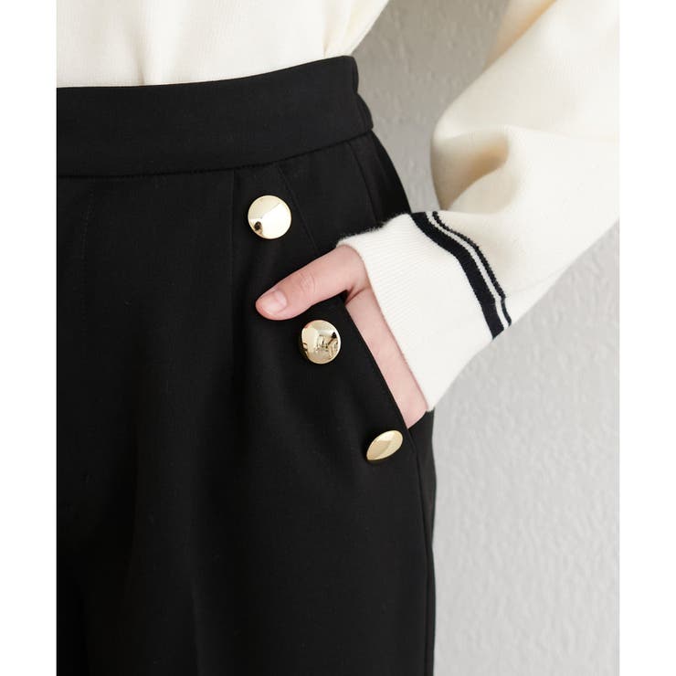 【natural couture】サイドボタンパンツ | NICE CLAUP / OLIVE des OLIVE　OUTLET | 詳細画像20 