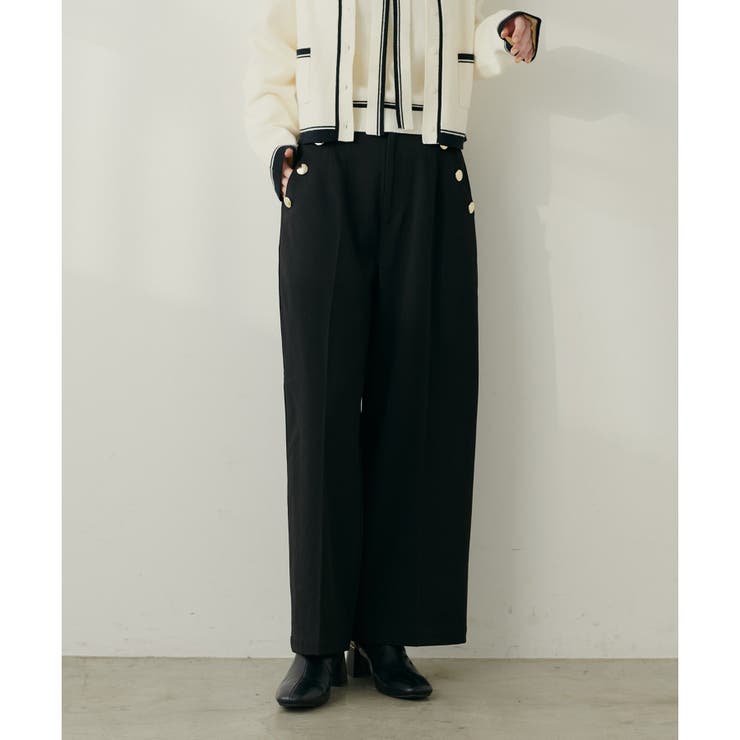 【natural couture】サイドボタンパンツ | NICE CLAUP / OLIVE des OLIVE　OUTLET | 詳細画像11 