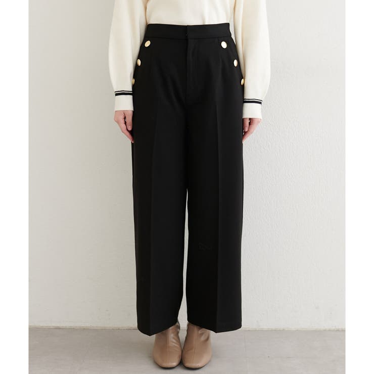 【natural couture】サイドボタンパンツ | NICE CLAUP / OLIVE des OLIVE　OUTLET | 詳細画像14 