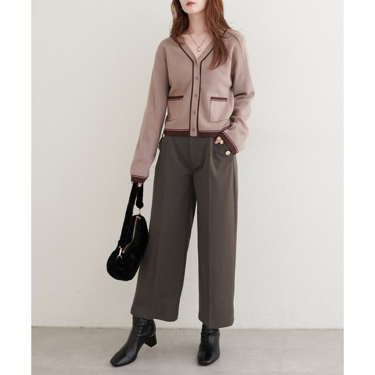 【natural couture】サイドボタンパンツ | NICE CLAUP / OLIVE des OLIVE　OUTLET | 詳細画像10 