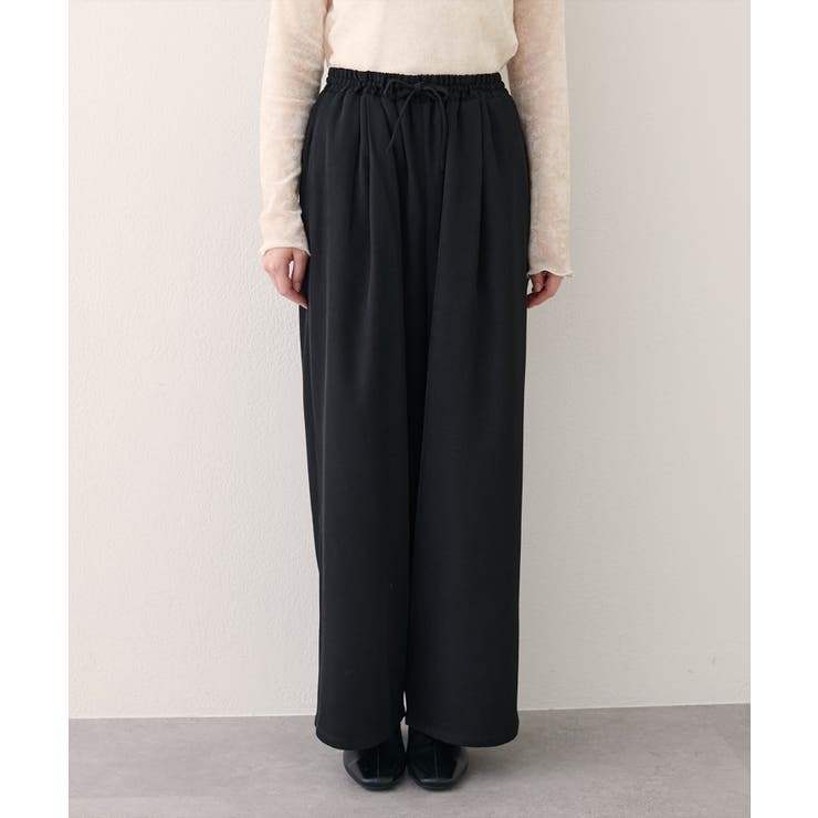 【natural couture】イージーウエストワイドパンツ | NICE CLAUP / OLIVE des OLIVE　OUTLET | 詳細画像10 