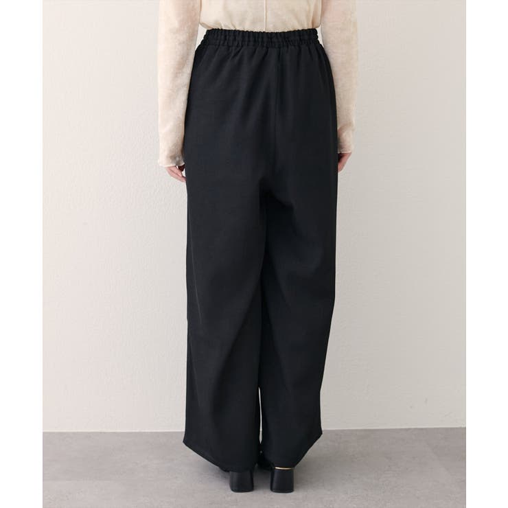 【natural couture】イージーウエストワイドパンツ | NICE CLAUP / OLIVE des OLIVE　OUTLET | 詳細画像12 