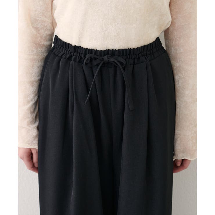 【natural couture】イージーウエストワイドパンツ | NICE CLAUP / OLIVE des OLIVE　OUTLET | 詳細画像13 