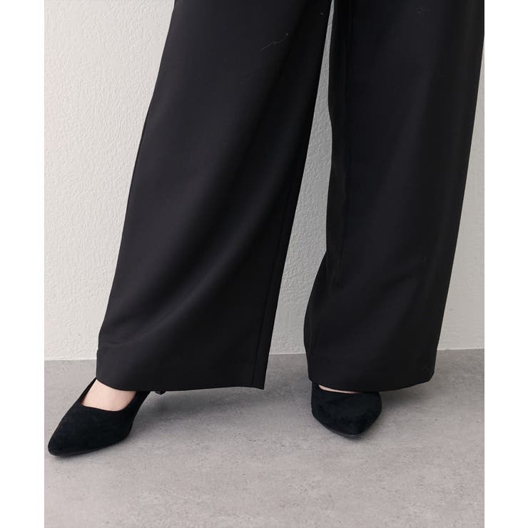 【natural couture】バックルベルト付きタックパンツ | NICE CLAUP / OLIVE des OLIVE　OUTLET | 詳細画像12 