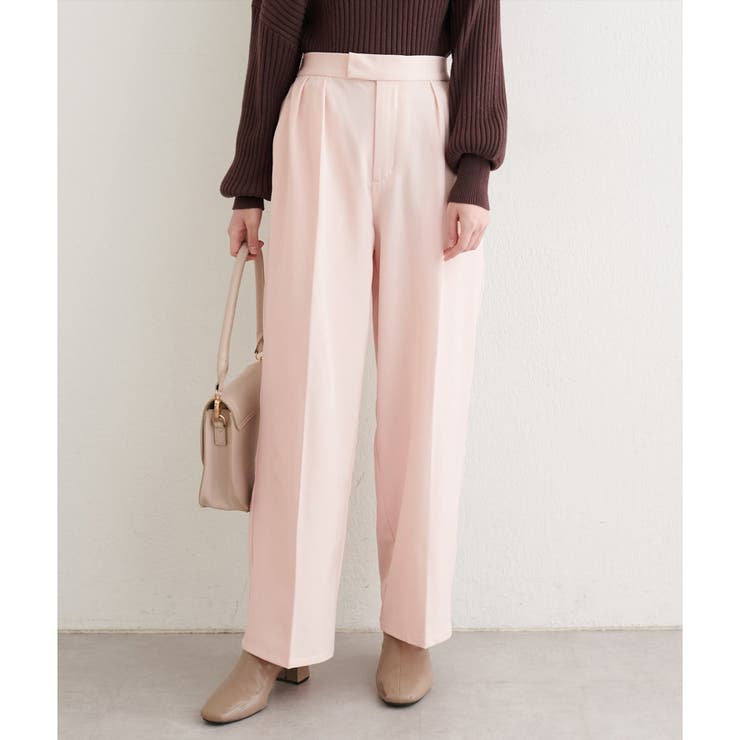 【natural couture】タックスラックスパンツ | NICE CLAUP / OLIVE des OLIVE　OUTLET | 詳細画像9 