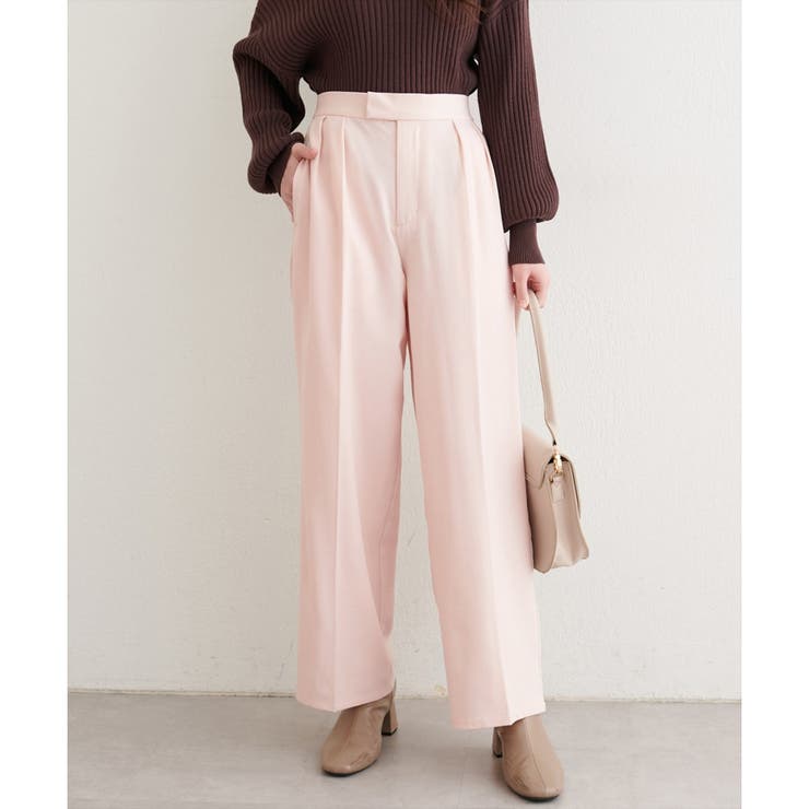 【natural couture】タックスラックスパンツ | NICE CLAUP / OLIVE des OLIVE　OUTLET | 詳細画像10 