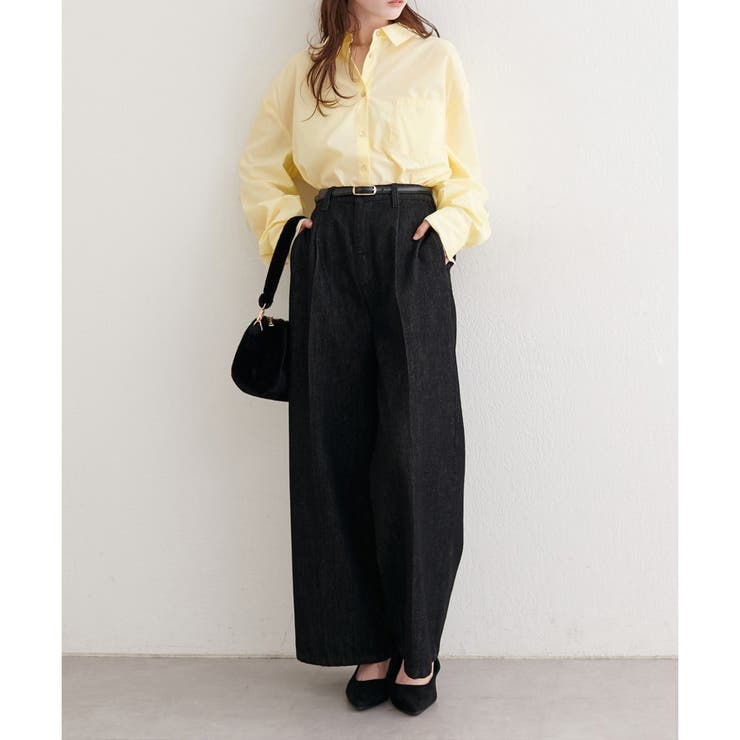 【natural couture】ポケット刺繍入りゆるシャツ | NICE CLAUP / OLIVE des OLIVE　OUTLET | 詳細画像7 