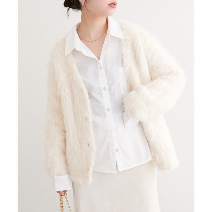 【natural couture】ポケット刺繍入りゆるシャツ | NICE CLAUP / OLIVE des OLIVE　OUTLET | 詳細画像19 