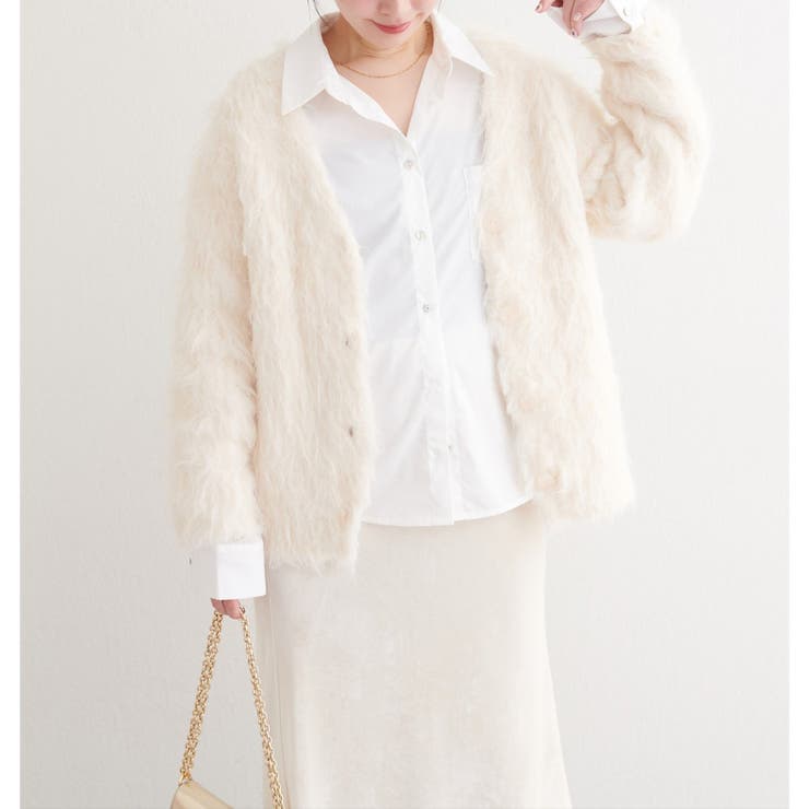 【natural couture】ポケット刺繍入りゆるシャツ | NICE CLAUP / OLIVE des OLIVE　OUTLET | 詳細画像20 