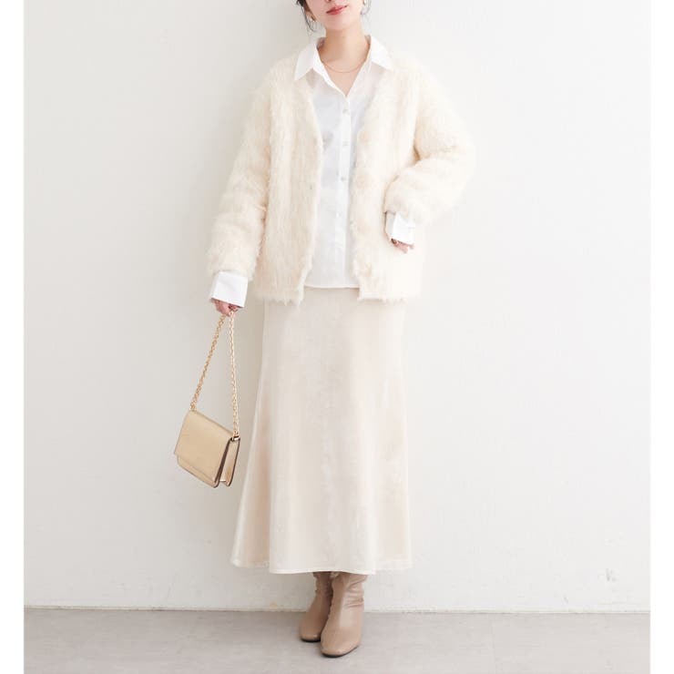 【natural couture】ポケット刺繍入りゆるシャツ | NICE CLAUP / OLIVE des OLIVE　OUTLET | 詳細画像21 