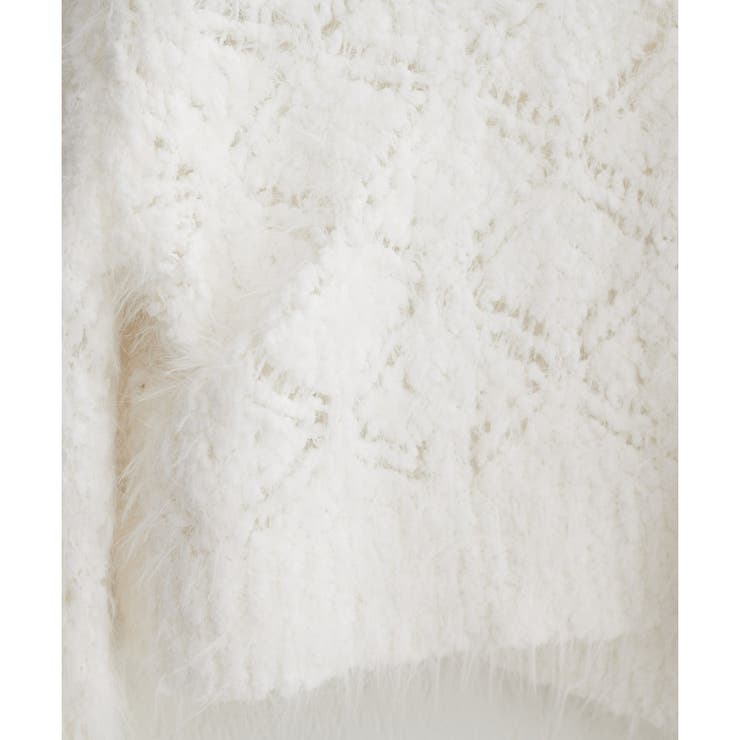 ＜mizumami＞ロンバス柄ファンシーニット | NICE CLAUP / OLIVE des OLIVE　OUTLET | 詳細画像10 