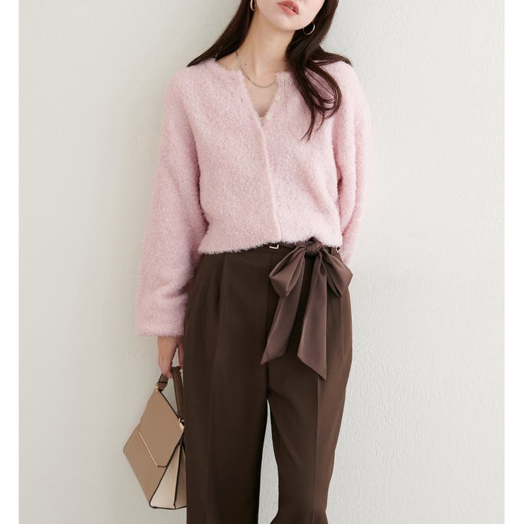 【natural couture】クロップドカーディガン | NICE CLAUP / OLIVE des OLIVE　OUTLET | 詳細画像9 