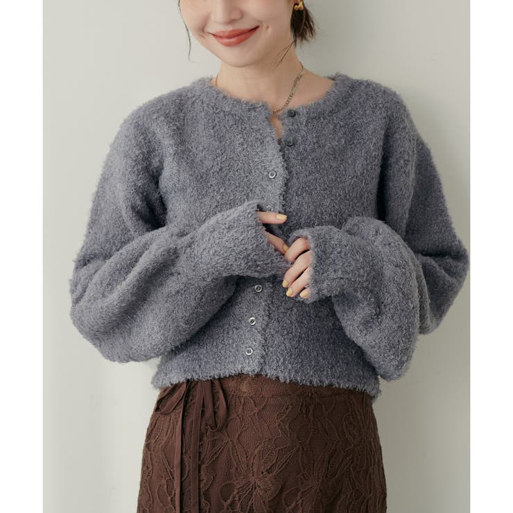 【natural couture】クロップドカーディガン | NICE CLAUP / OLIVE des OLIVE　OUTLET | 詳細画像11 