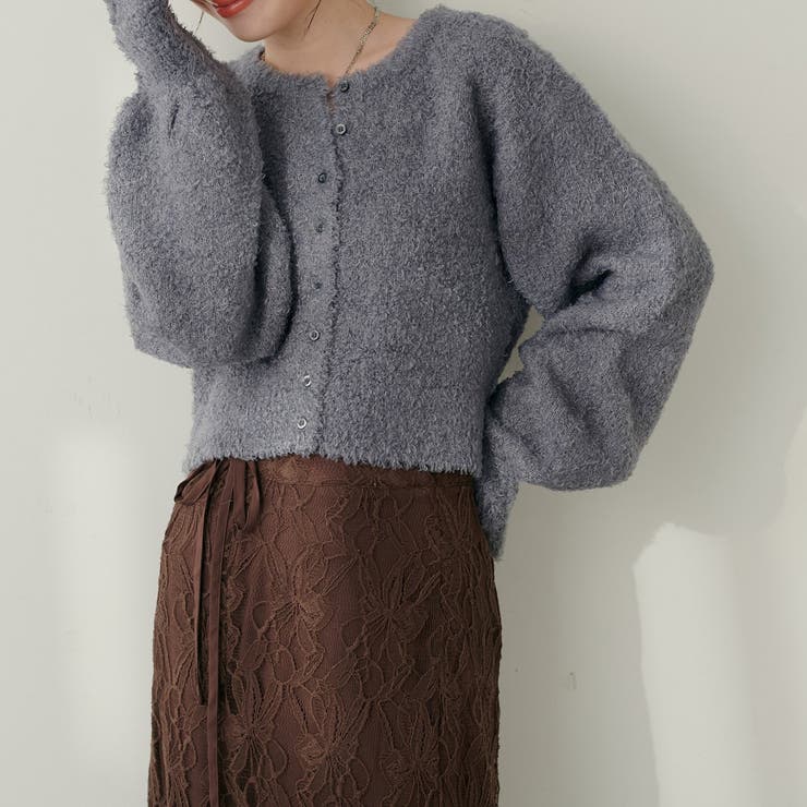 【natural couture】クロップドカーディガン | NICE CLAUP / OLIVE des OLIVE　OUTLET | 詳細画像12 