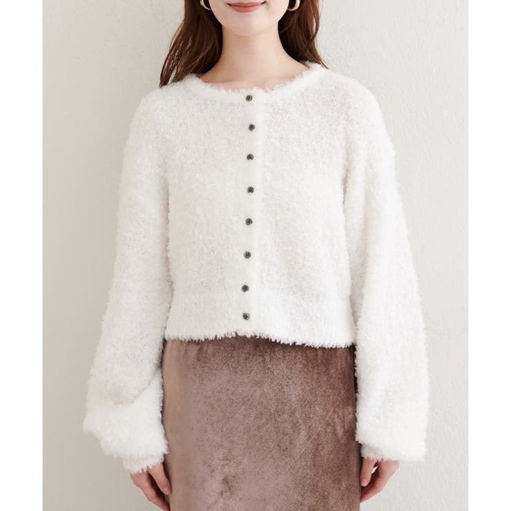 【natural couture】クロップドカーディガン | NICE CLAUP / OLIVE des OLIVE　OUTLET | 詳細画像16 