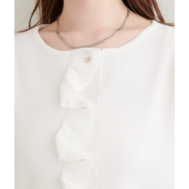 【natural couture】フリルディティールカーディガン | NICE CLAUP / OLIVE des OLIVE　OUTLET | 詳細画像18 