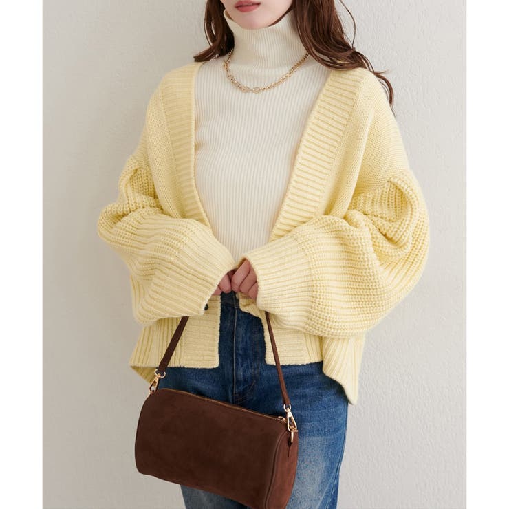 【natural couture】ざっくり編みカーディガン | NICE CLAUP / OLIVE des OLIVE　OUTLET | 詳細画像7 