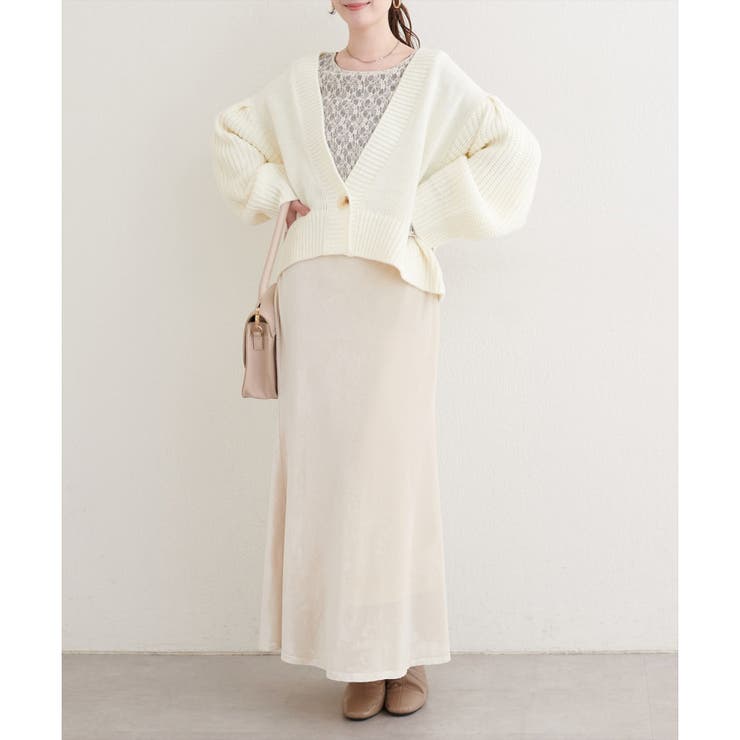 【natural couture】ざっくり編みカーディガン | NICE CLAUP / OLIVE des OLIVE　OUTLET | 詳細画像11 