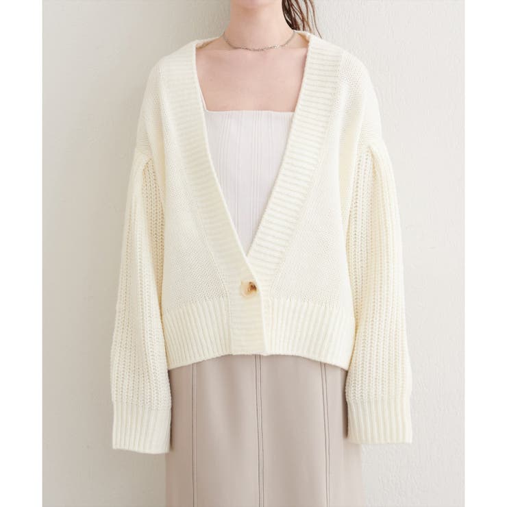 【natural couture】ざっくり編みカーディガン | NICE CLAUP / OLIVE des OLIVE　OUTLET | 詳細画像15 