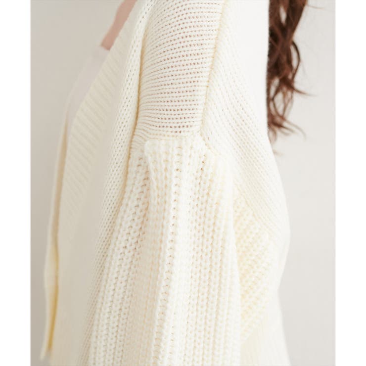 【natural couture】ざっくり編みカーディガン | NICE CLAUP / OLIVE des OLIVE　OUTLET | 詳細画像19 