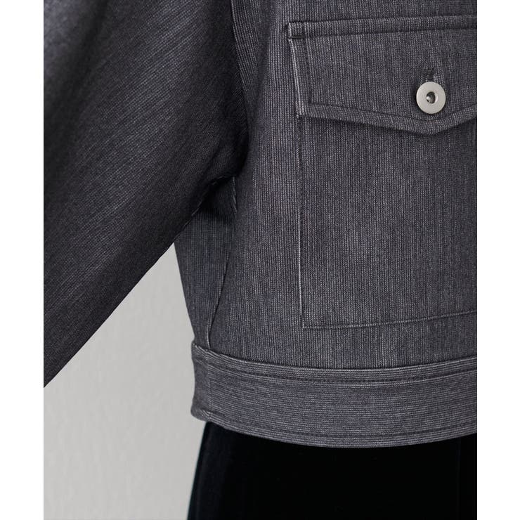 【natural couture】クロップドシャツブルゾン | NICE CLAUP / OLIVE des OLIVE　OUTLET | 詳細画像10 