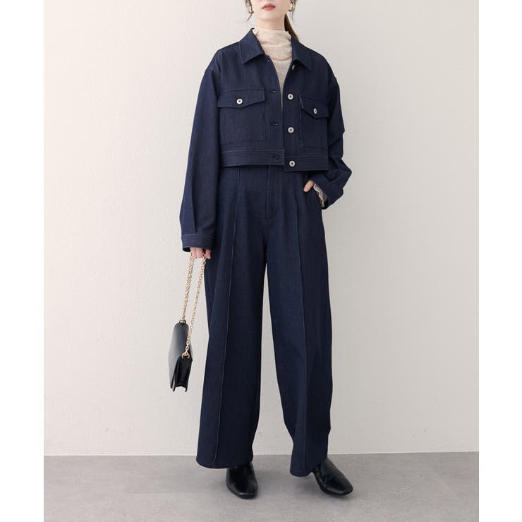 【natural couture】クロップドシャツブルゾン | NICE CLAUP / OLIVE des OLIVE　OUTLET | 詳細画像19 