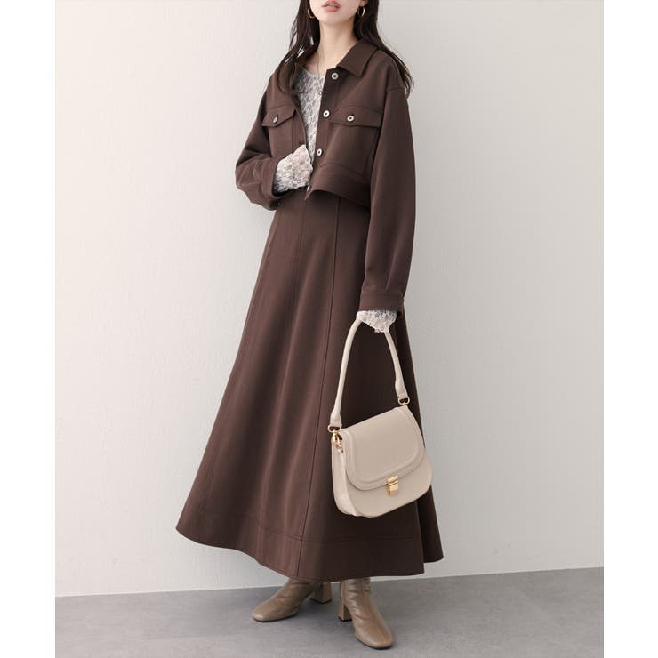 【natural couture】クロップドシャツブルゾン | NICE CLAUP / OLIVE des OLIVE　OUTLET | 詳細画像20 