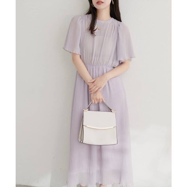 【natural couture】総プリーツフレア袖ワンピース | NICE CLAUP / OLIVE des OLIVE OUTLET | 詳細画像3