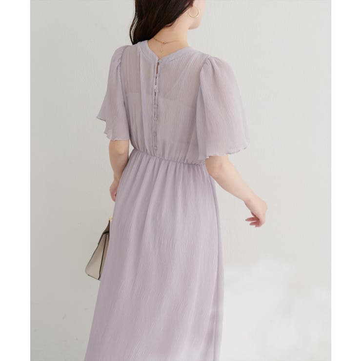 【natural couture】総プリーツフレア袖ワンピース | NICE CLAUP / OLIVE des OLIVE OUTLET | 詳細画像4