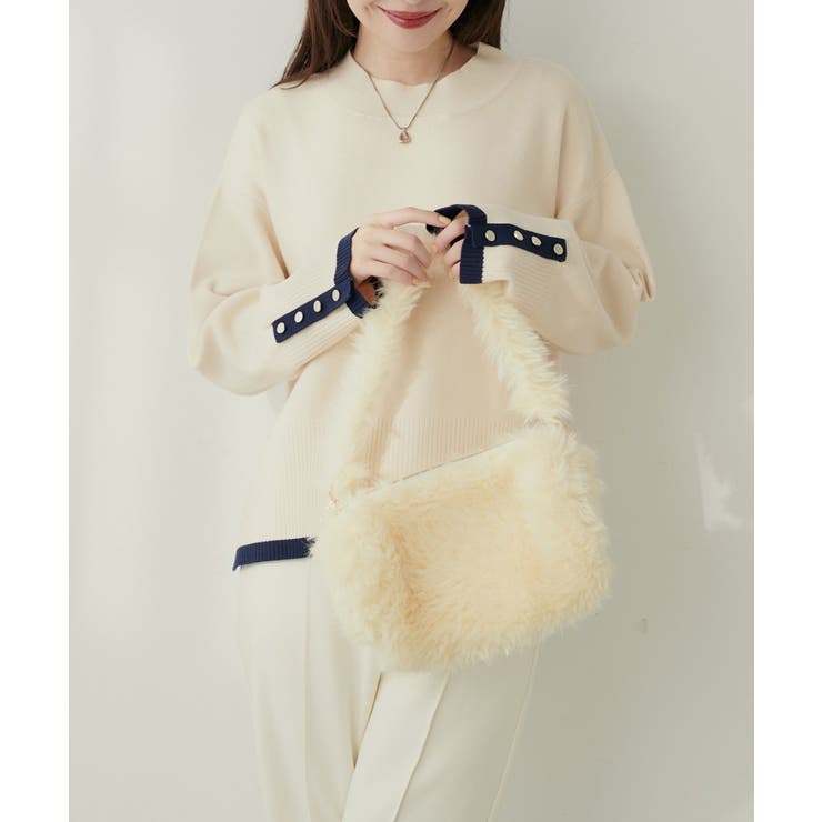 【natural couture】ファーミニバッグ | NICE CLAUP / OLIVE des OLIVE　OUTLET | 詳細画像1 