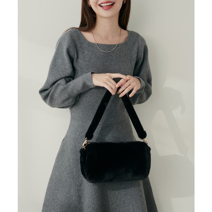 【natural couture】ファーミニバッグ | NICE CLAUP / OLIVE des OLIVE　OUTLET | 詳細画像10 