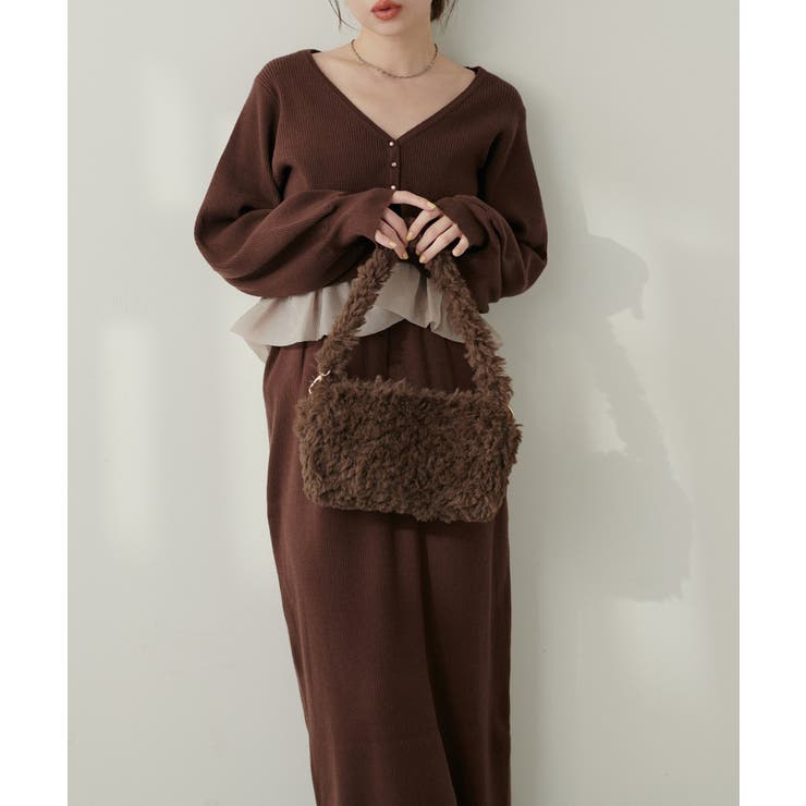 【natural couture】ファーミニバッグ | NICE CLAUP / OLIVE des OLIVE　OUTLET | 詳細画像14 