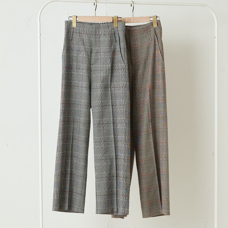 先どり秋コーデ チェック柄ワイドパンツ 品番 Nclw Nice Claup Outlet ナイスクラップ アウトレット のレディースファッション通販 Shoplist ショップリスト