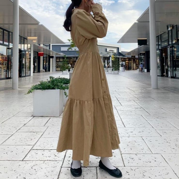 エステル開襟シャツワンピース 品番 Nclw Nice Claup Outlet ナイスクラップアウトレット のレディースファッション通販 毎日送料無料 Shoplist ショップリスト