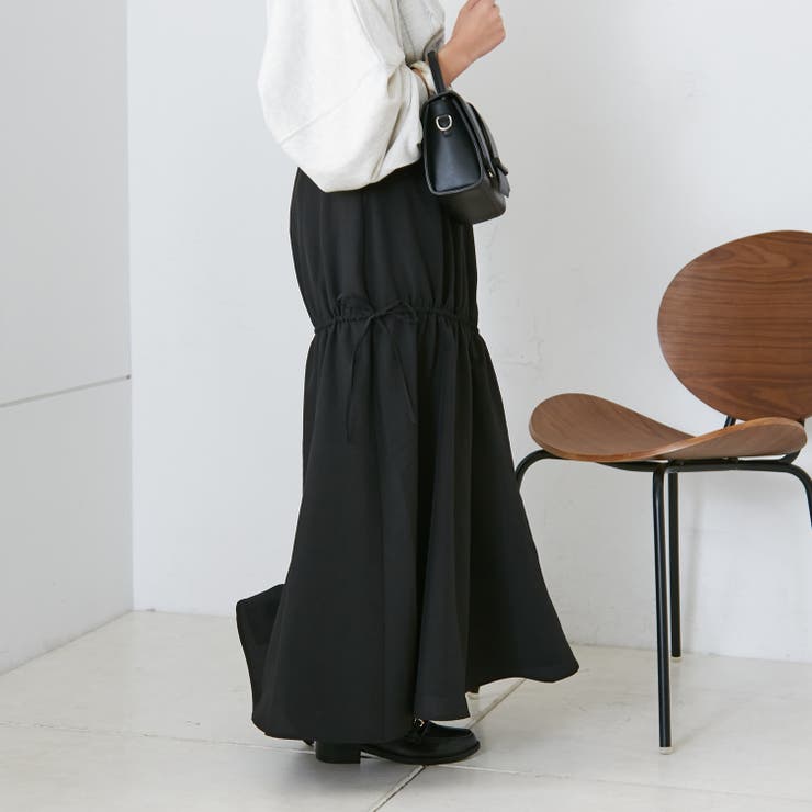 ドロストフレアスカート[品番：NCLW0009567]｜NICE CLAUP / OLIVE des