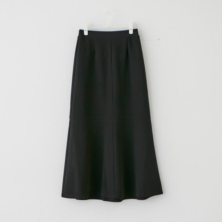 ブラック | 【4色展開】ポンチマーメイドスカート | NICE CLAUP / OLIVE des OLIVE　OUTLET