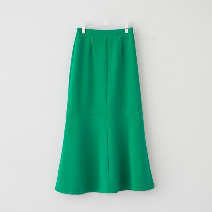 グリーン | 【4色展開】ポンチマーメイドスカート | NICE CLAUP / OLIVE des OLIVE　OUTLET