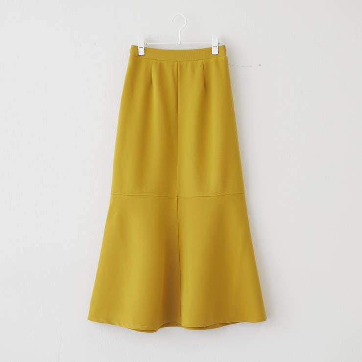 イエロー | 【4色展開】ポンチマーメイドスカート | NICE CLAUP / OLIVE des OLIVE　OUTLET