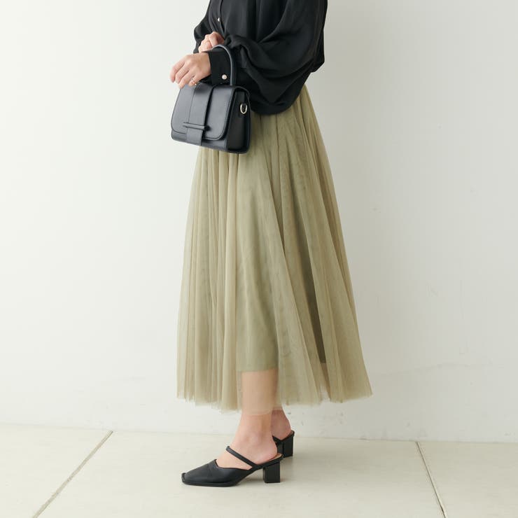 チュールスカート[品番：NCLW0009360]｜NICE CLAUP / OLIVE des OLIVE