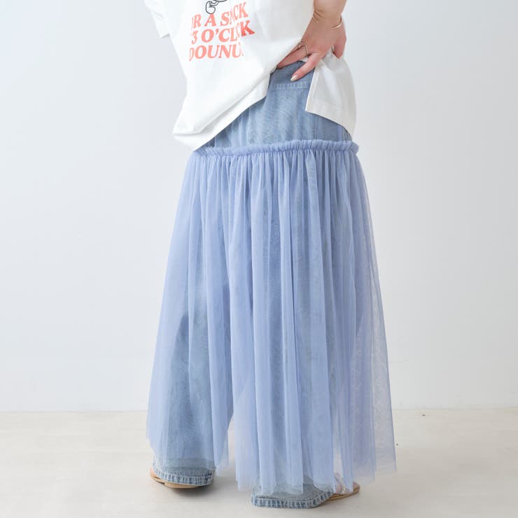 nepuTulle Iline long SK チュールスカート Tulle Collection】チュールロングスカート | one after another NICE
